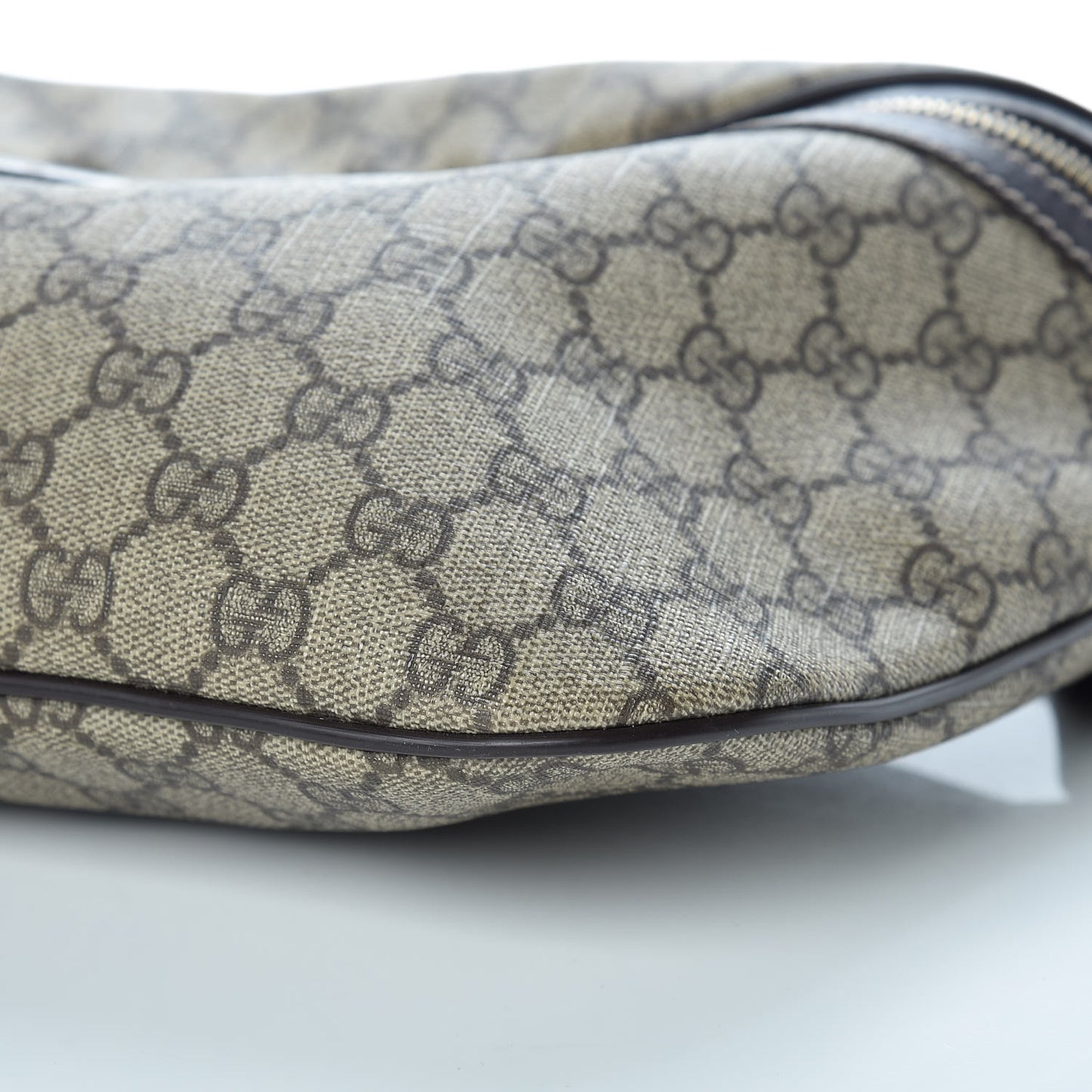 GG Plus Monogram Belt Bag Dark Brown