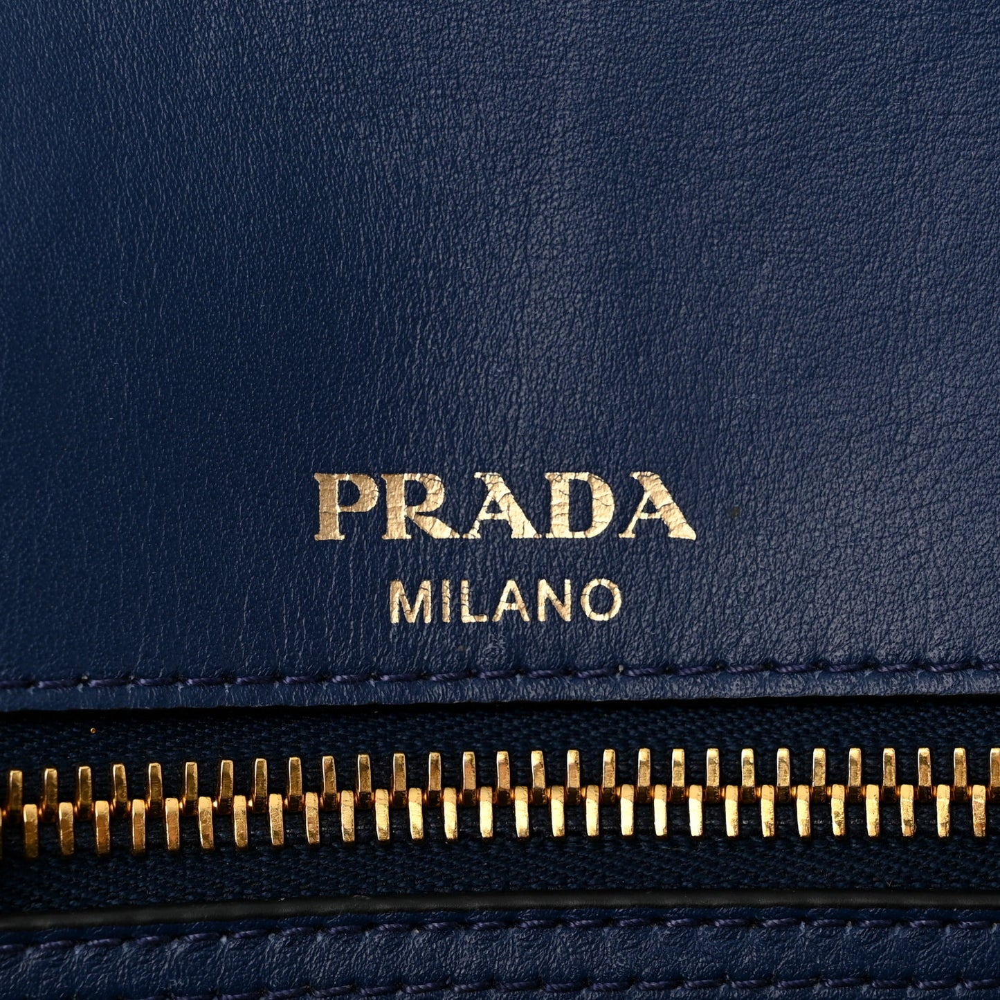 Saffiano Flap Shoulder Bag Bluette