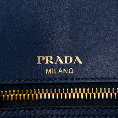 Prada Saffiano Flap Shoulder Bag Bluette 6 of 10