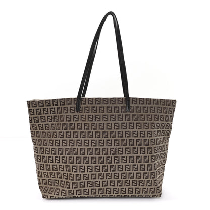 Fendi Zucchino Shopping Tote Beige Tobacco 1 of 11