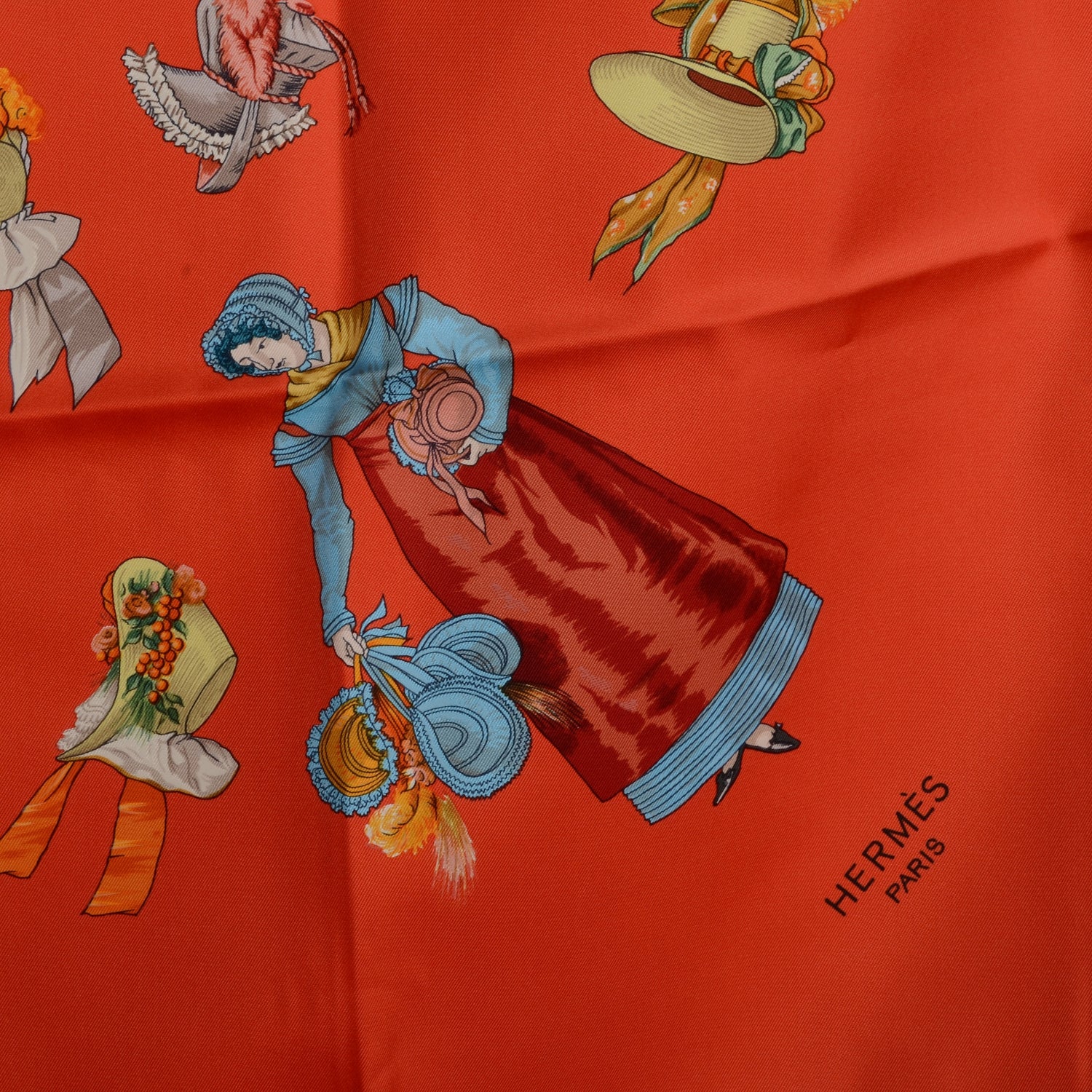 Hermes Silk Paris Modiste Scarf 90 4 of 5