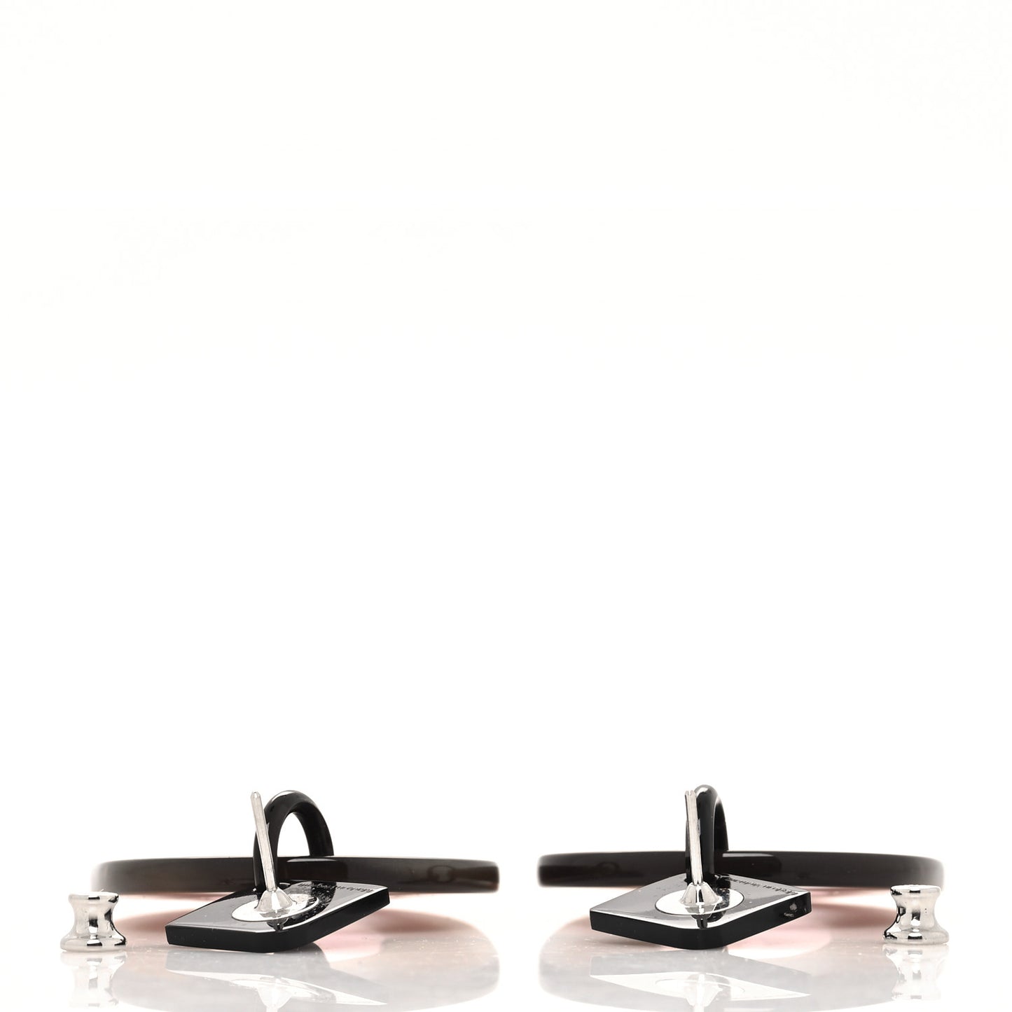 Buffalo Horn Lacquered Wood Isthme Earrings