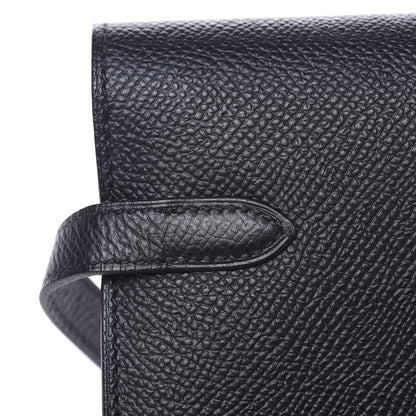 Hermes Epsom Kelly Longue Wallet Black 12 of 17