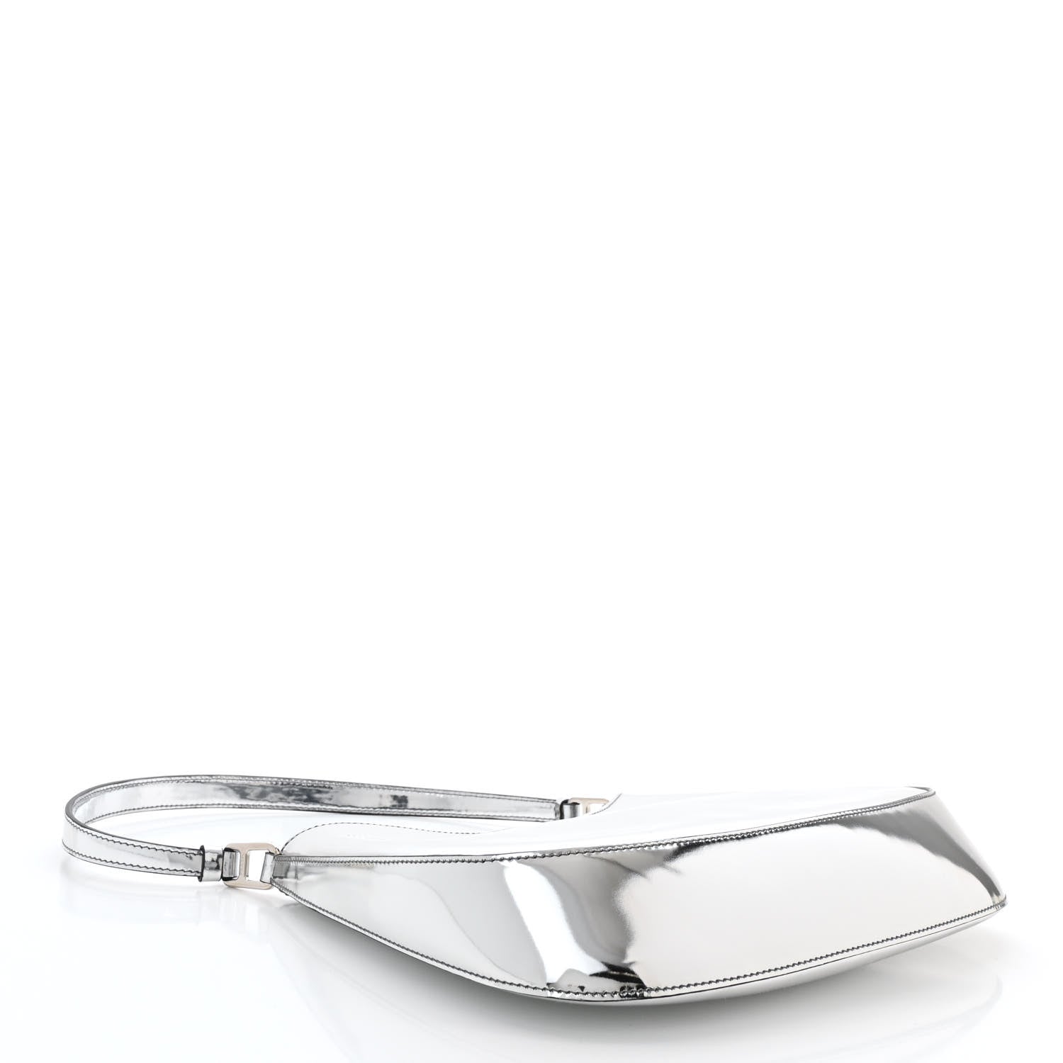 Prada Spazzolato Cleo Shoulder Bag Argento 4 of 11