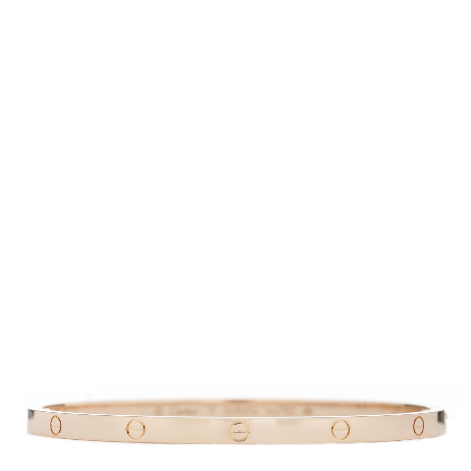 Cartier 18K Pink Gold Small LOVE Bracelet 17 1 of 7