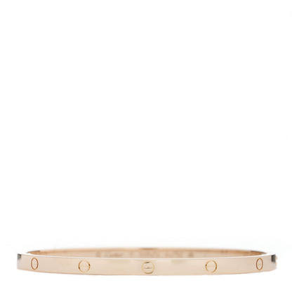 Cartier 18K Pink Gold Small LOVE Bracelet 17 1 of 7