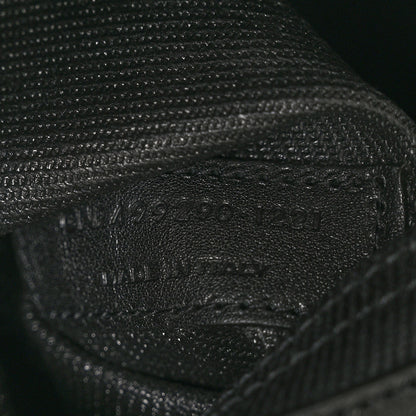Saint Laurent Linen Calfskin Rive Gauche Tote Black 7 of 10