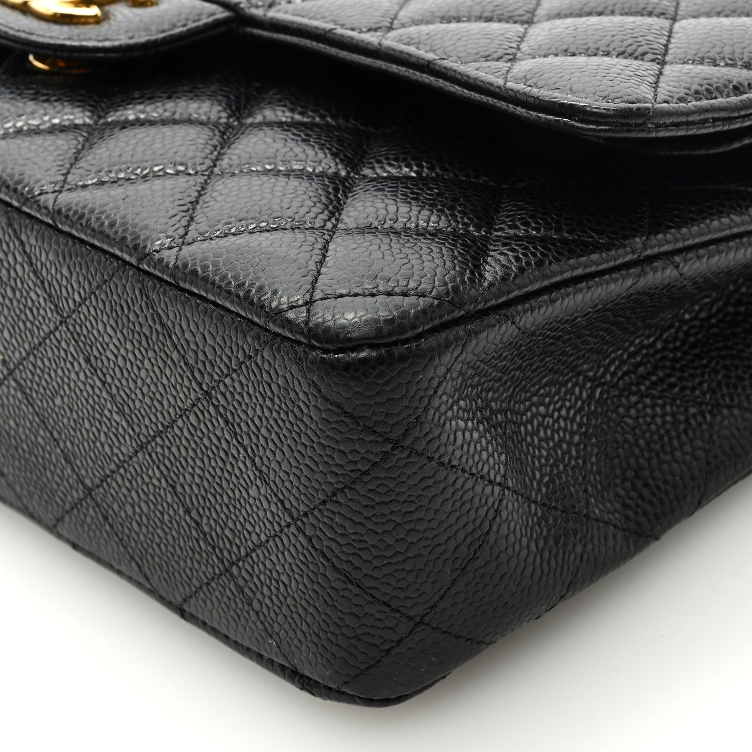 Chanel Caviar Quilted Medium Double Flap Black 9 of 9