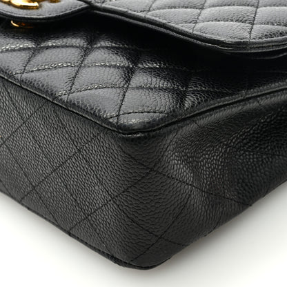 Chanel Caviar Quilted Medium Double Flap Black 9 of 9