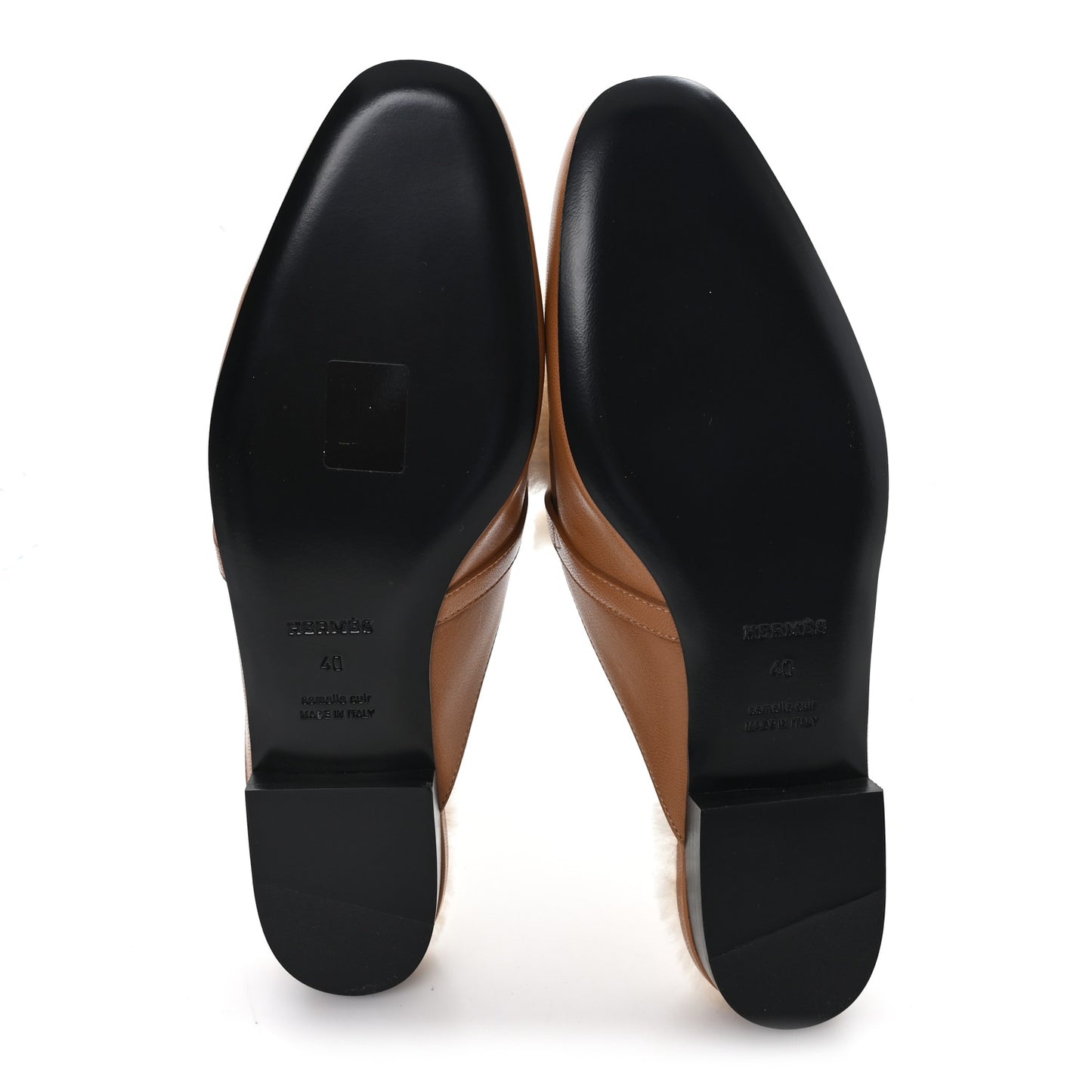 Goatskin Shearling Womens Oz Mules 40 Naturel Ecru