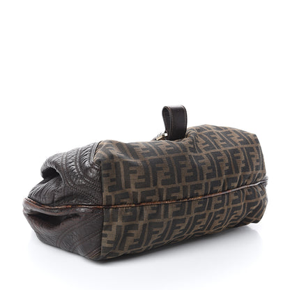 Fendi Zucca Nappa Nuvolata Vitello Tortuga Spy Tobacco Moro 3 of 8