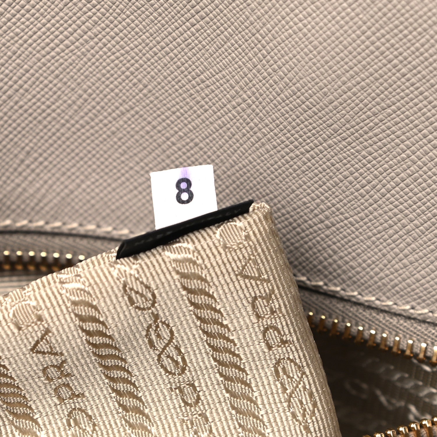 Prada Saffiano Shopping Tote Argilla 9 of 20