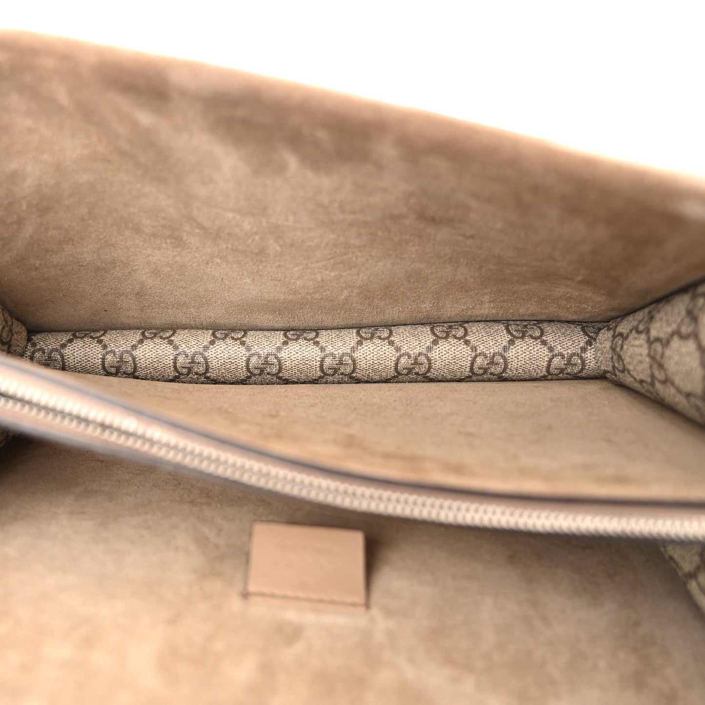 GG Supreme Monogram Small Dionysus Shoulder Bag Taupe