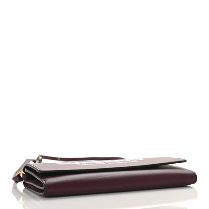 Burberry Calfskin Logo Hazelmere Wallet With Detachable Strap Deep Maroon 4 of 9