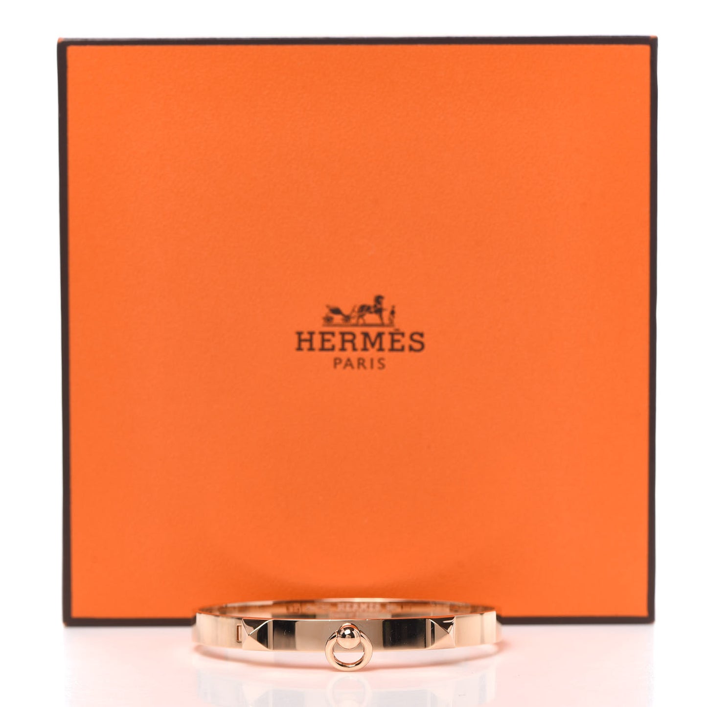 18K Rose Gold PM Collier De Chien Bracelet SH