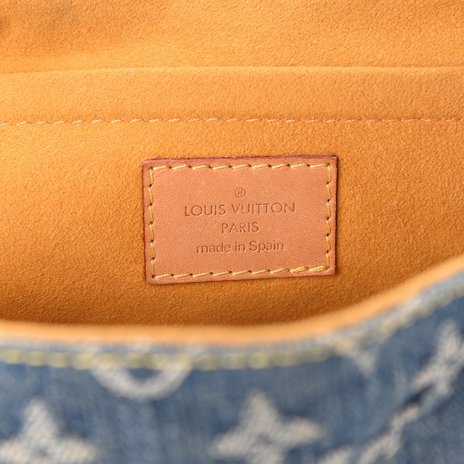 Louis Vuitton Monogram Denim Mini Pleaty Blue 6 of 11