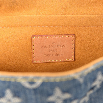 Louis Vuitton Monogram Denim Mini Pleaty Blue 6 of 11
