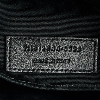 Saint Laurent Calfskin Matelasse Monogram Monochrome Lou Camera Bag Black 7 of 10