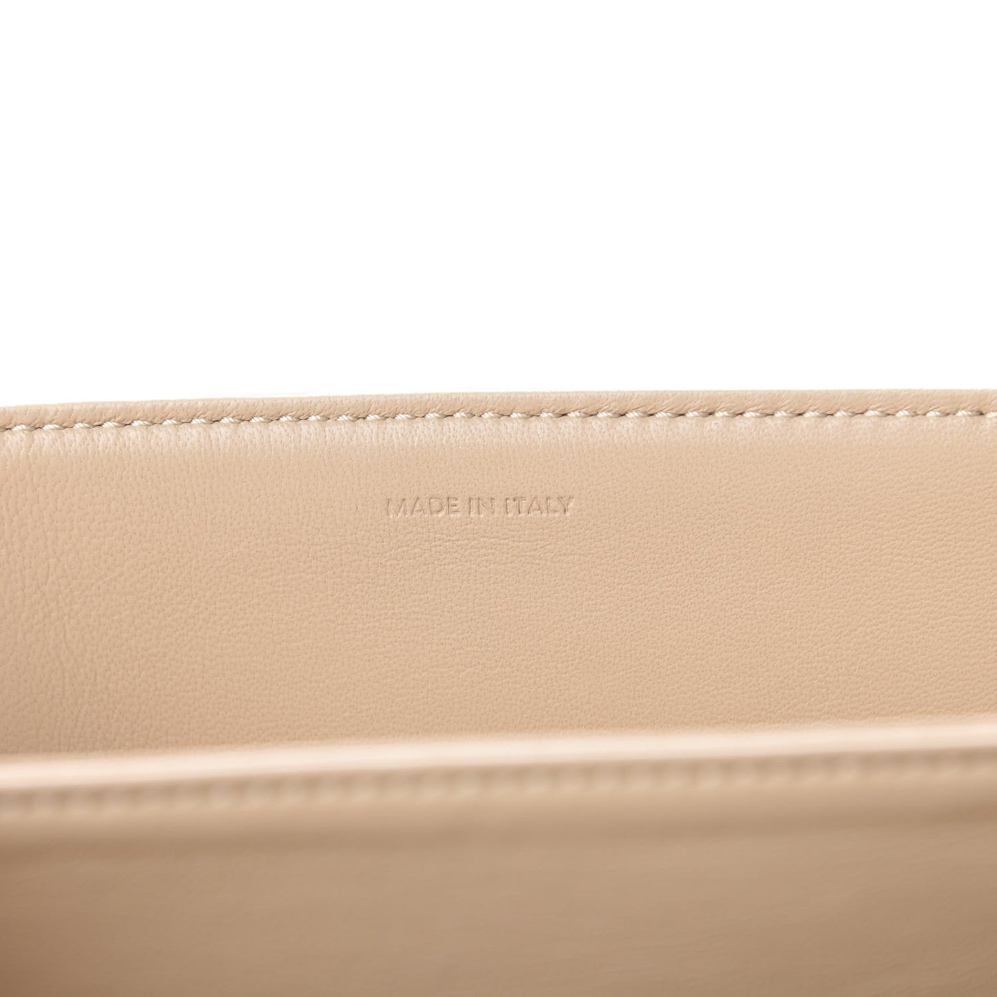 Shiny Calfskin Medium Triomphe Nude