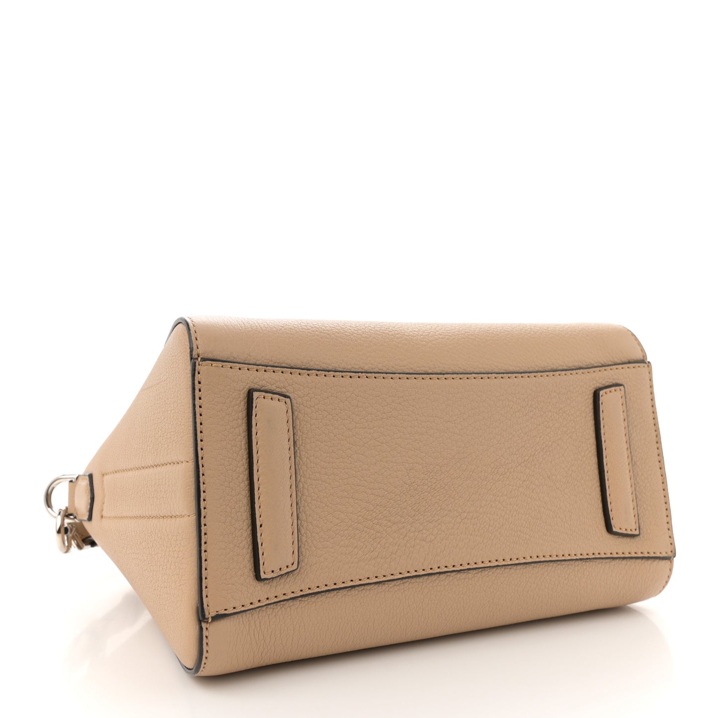 Sugar Goatskin Mini Antigona Beige Camel
