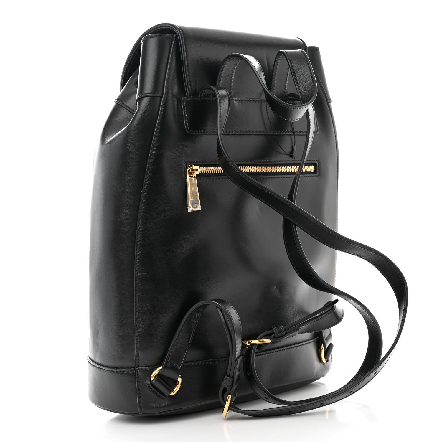 Gucci Boarded Plutone Calfskin Horsebit 1955 Single Buckle Backpack Black 3 of 11