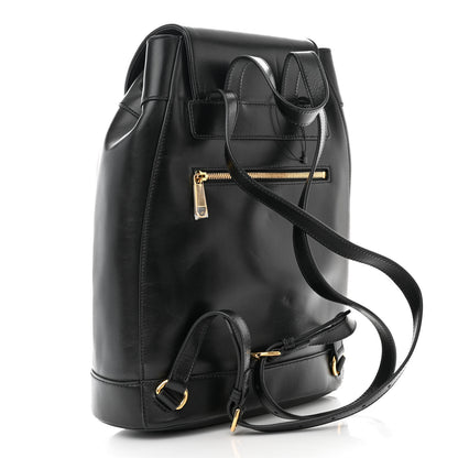 Gucci Boarded Plutone Calfskin Horsebit 1955 Single Buckle Backpack Black 3 of 11