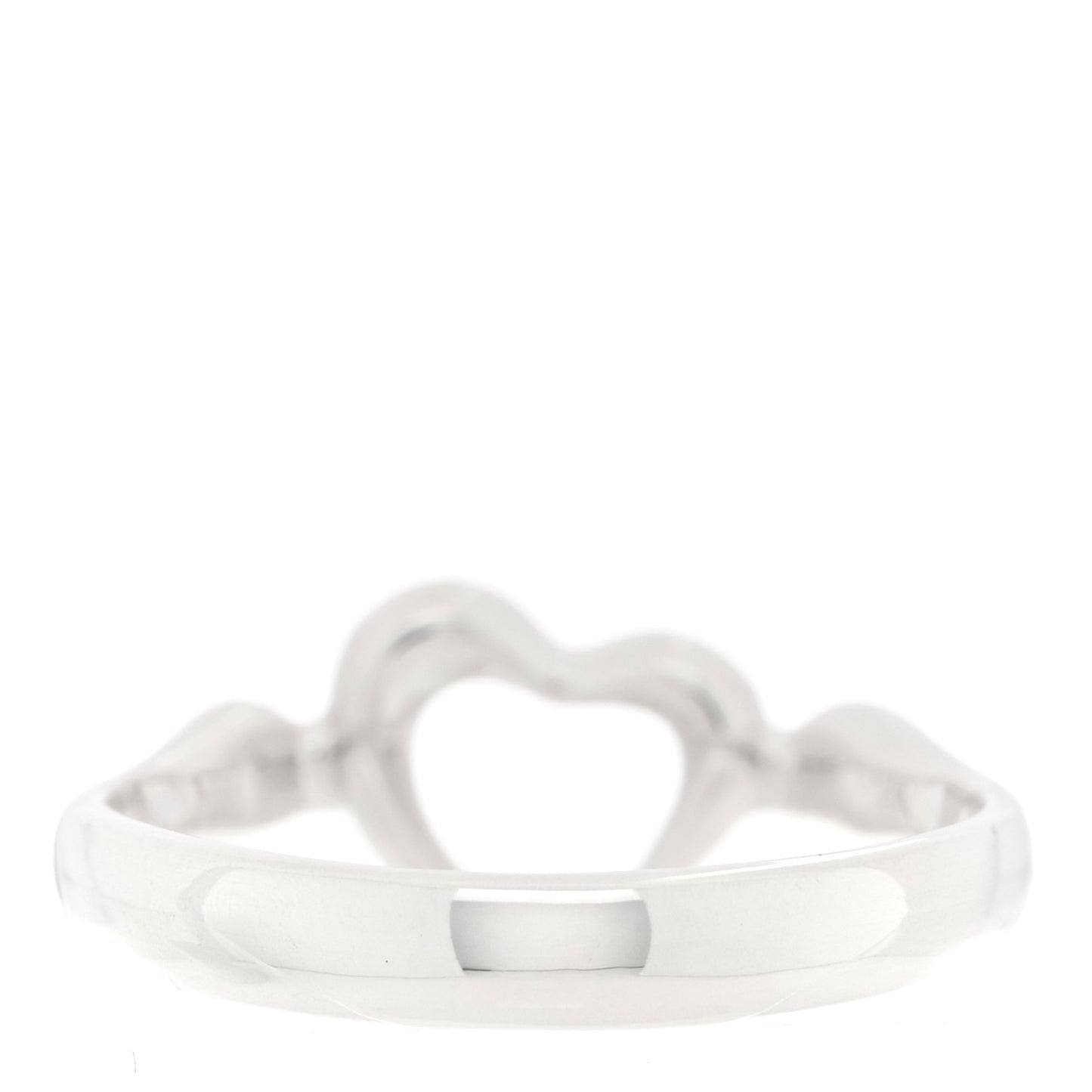 Sterling Silver Elsa Peretti Open Heart Ring 54 6.75