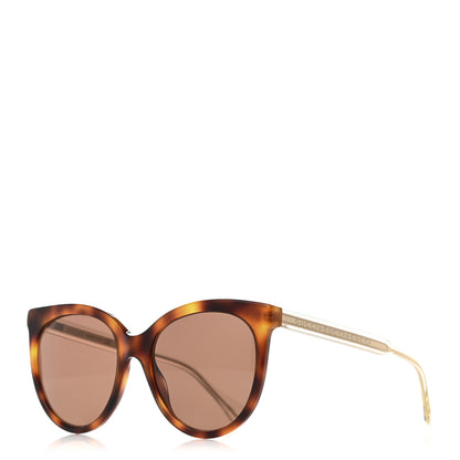 Gucci Colorblock Acetate Cat Eye GG0565S Sunglasses Havana 1 of 7
