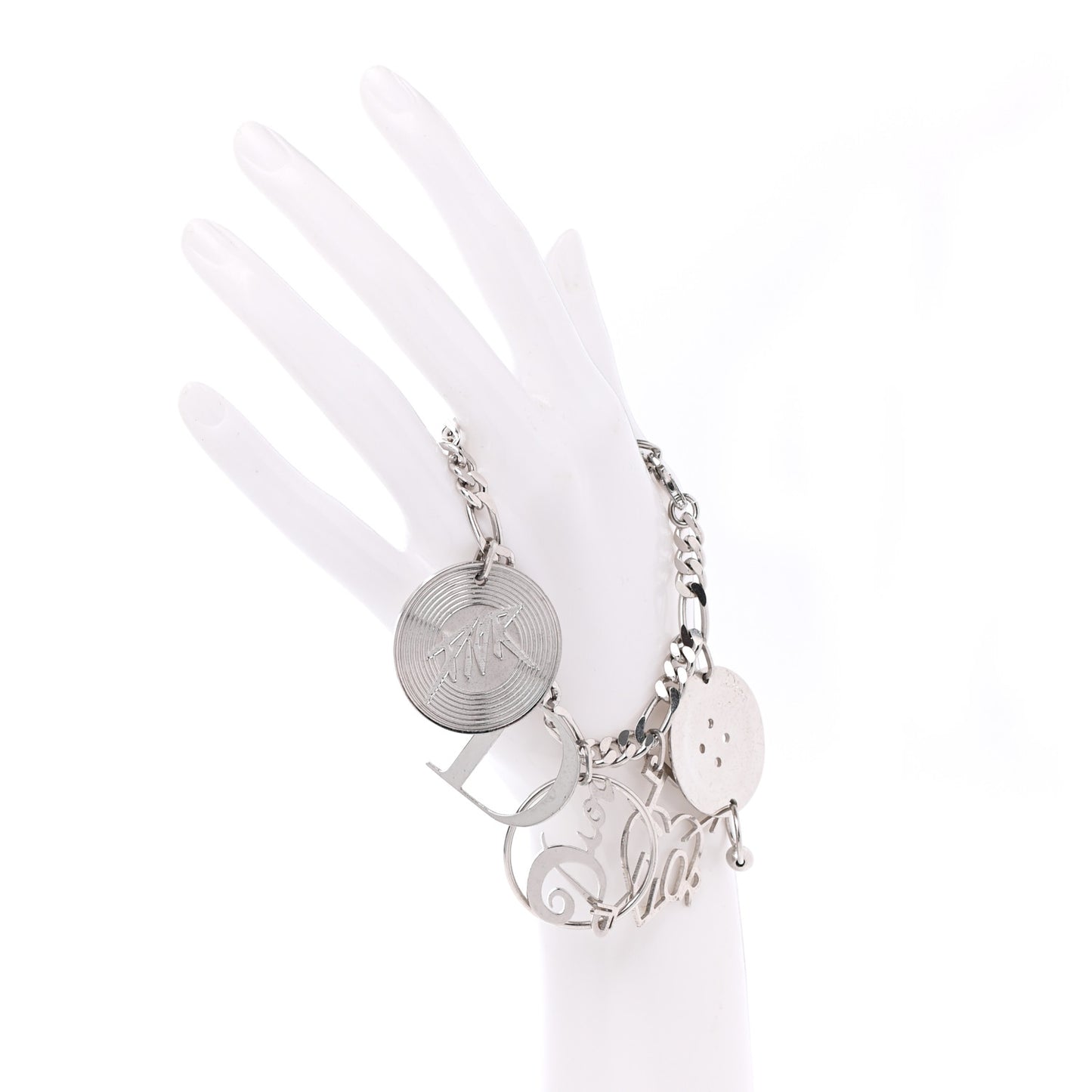 Metal Charm Bracelet Silver