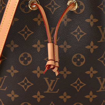 Louis Vuitton Monogram Shearling Cozygram Neonoe BB 8 of 10