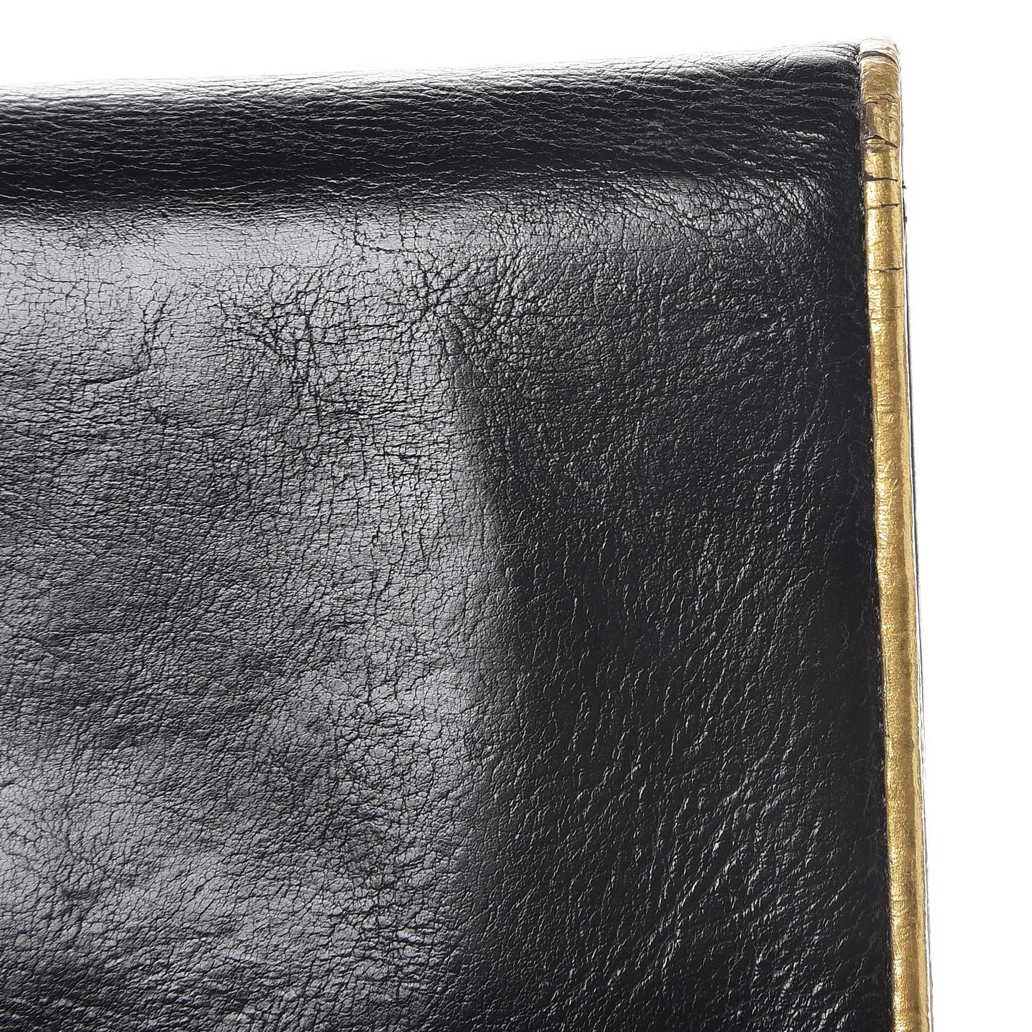 Calfskin CC Flap Wallet Black