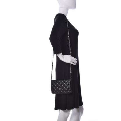 Chanel Caviar Quilted Wallet On Chain WOC Black 2 of 9