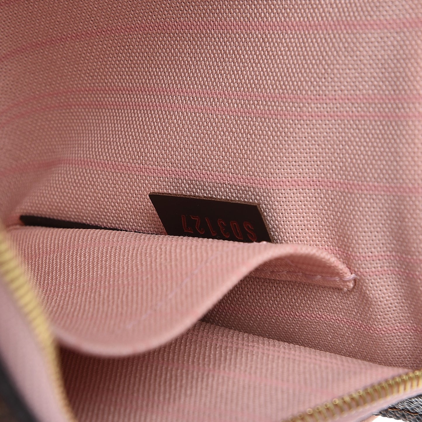 Damier Ebene Neverfull MM GM Pochette Rose Ballerine