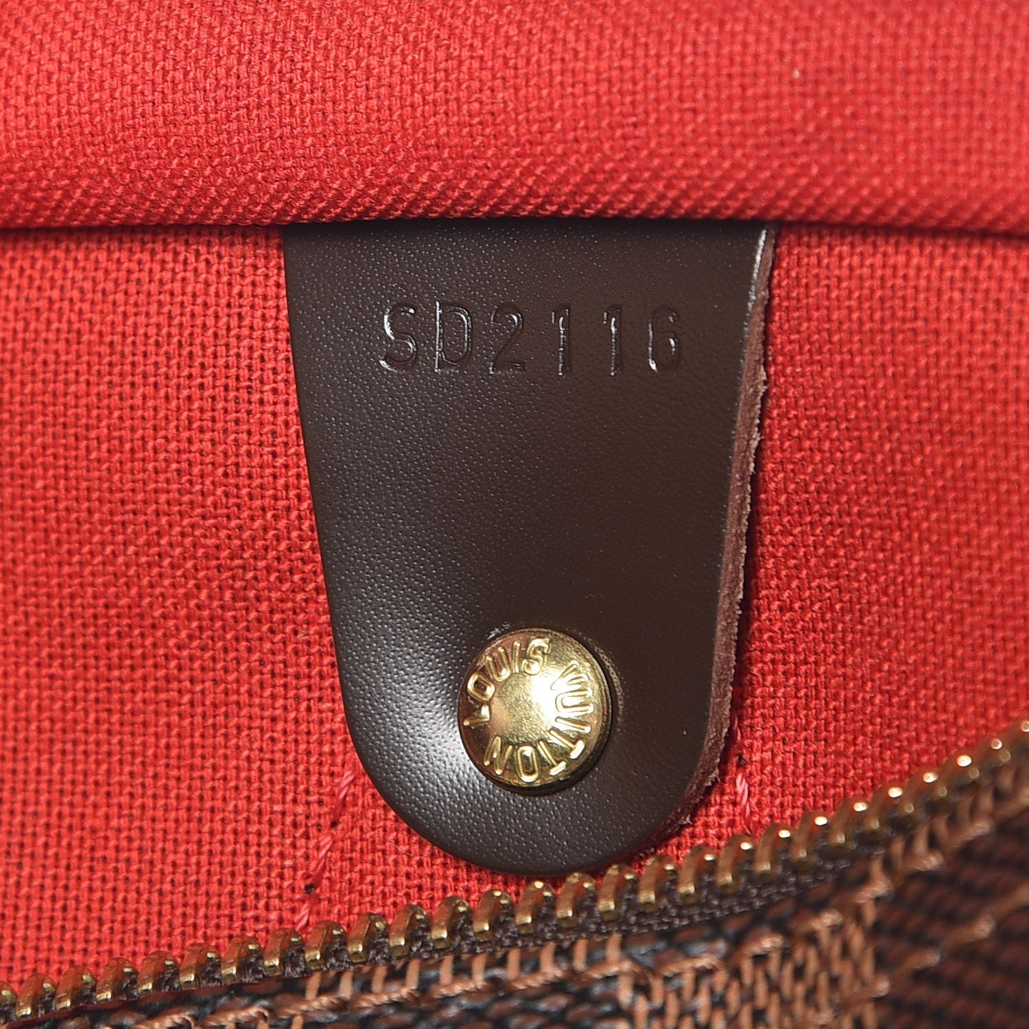 Louis Vuitton Damier Ebene Speedy 30 7 of 7