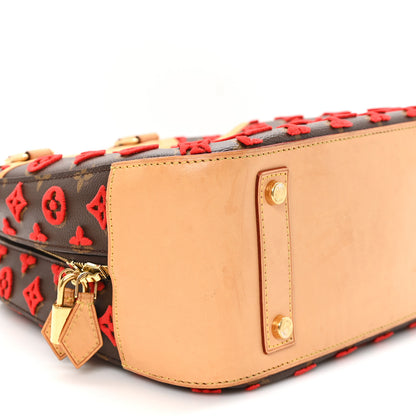 Louis Vuitton Monogram Tuffetage Deauville Cube Red 9 of 10