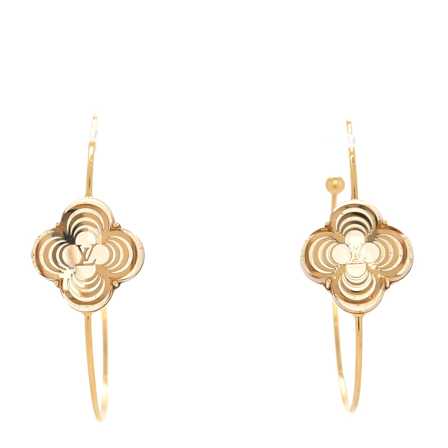 A La Folie Hoop Earrings Gold
