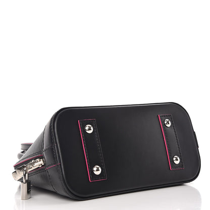 Louis Vuitton Epi Alma BB Black Hot Pink 5 of 8