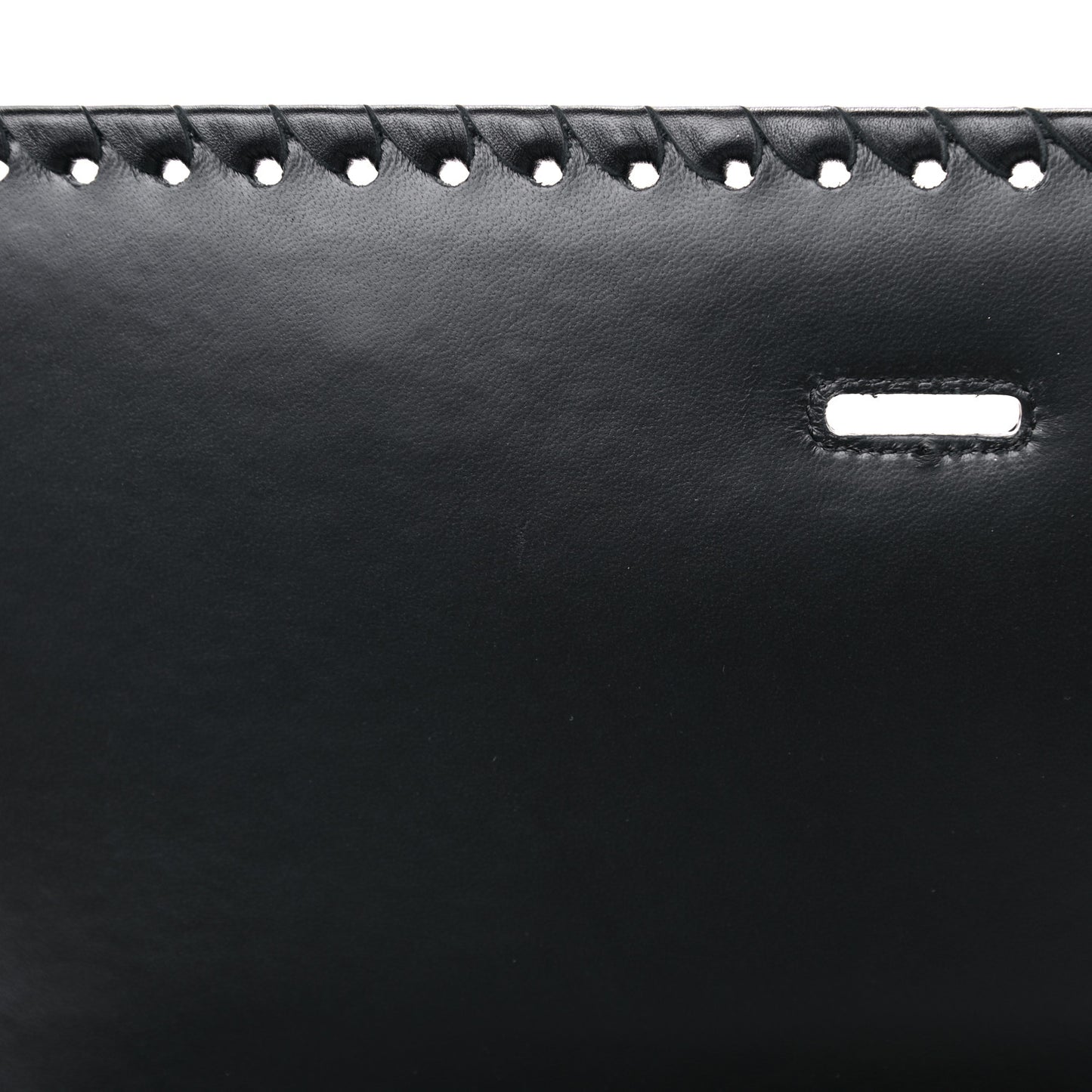 Calfskin Braided 30 Montaigne Chain Flap Bag Black
