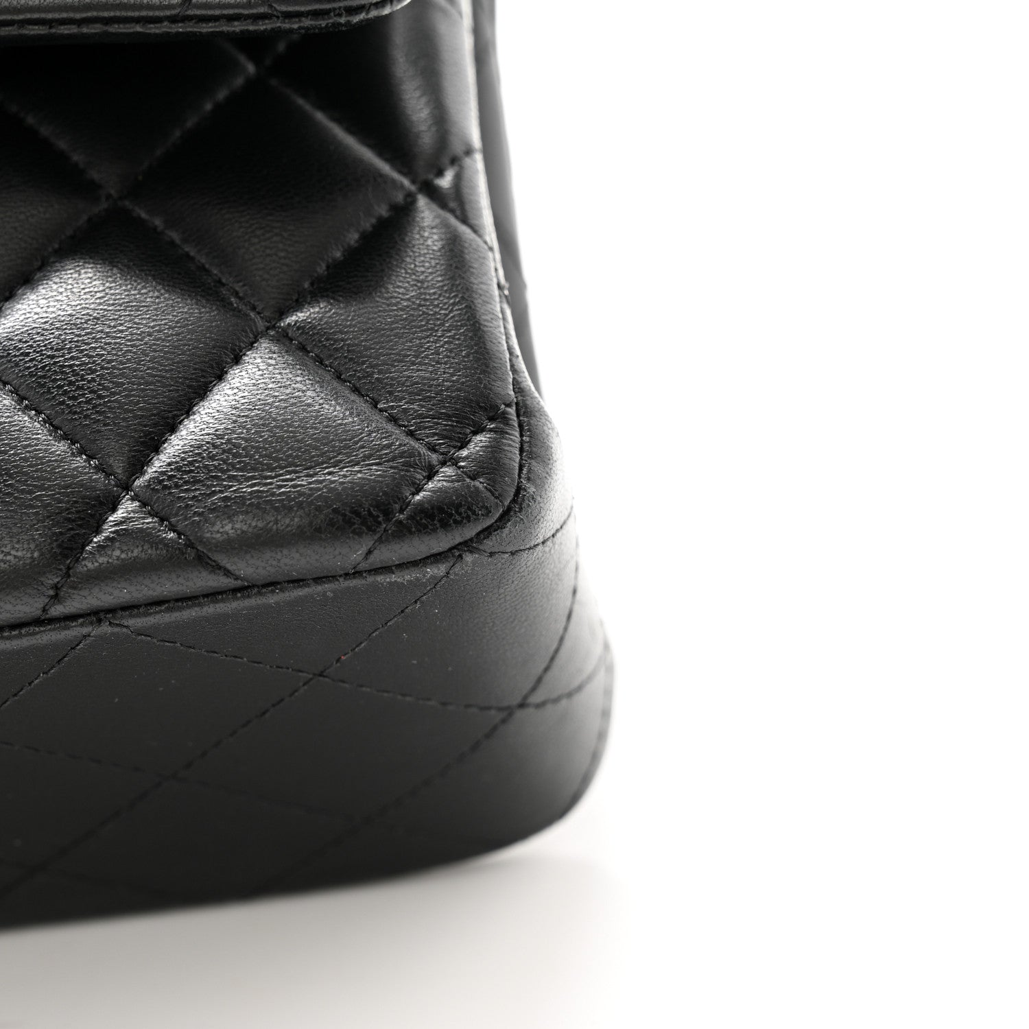 Chanel Lambskin Quilted Small Double Flap Black 11 of 12