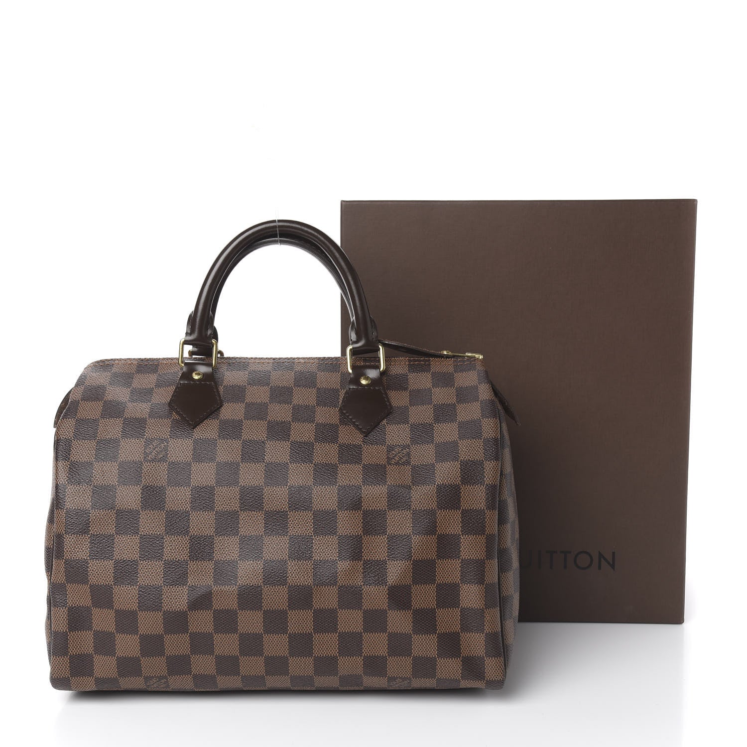 Louis Vuitton Damier Ebene Speedy 30 12 of 12