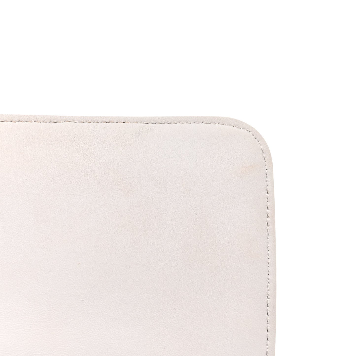 Nappa Quilted La Medusa Chain Crossbody White