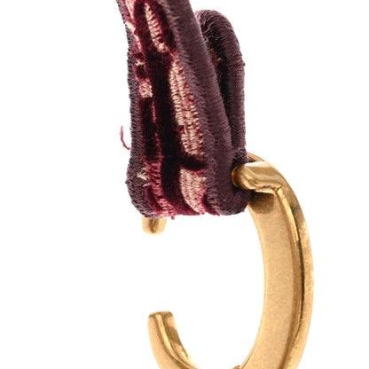 Christian Dior Velvet Oblique Saddle Bag Burgundy 12 of 12