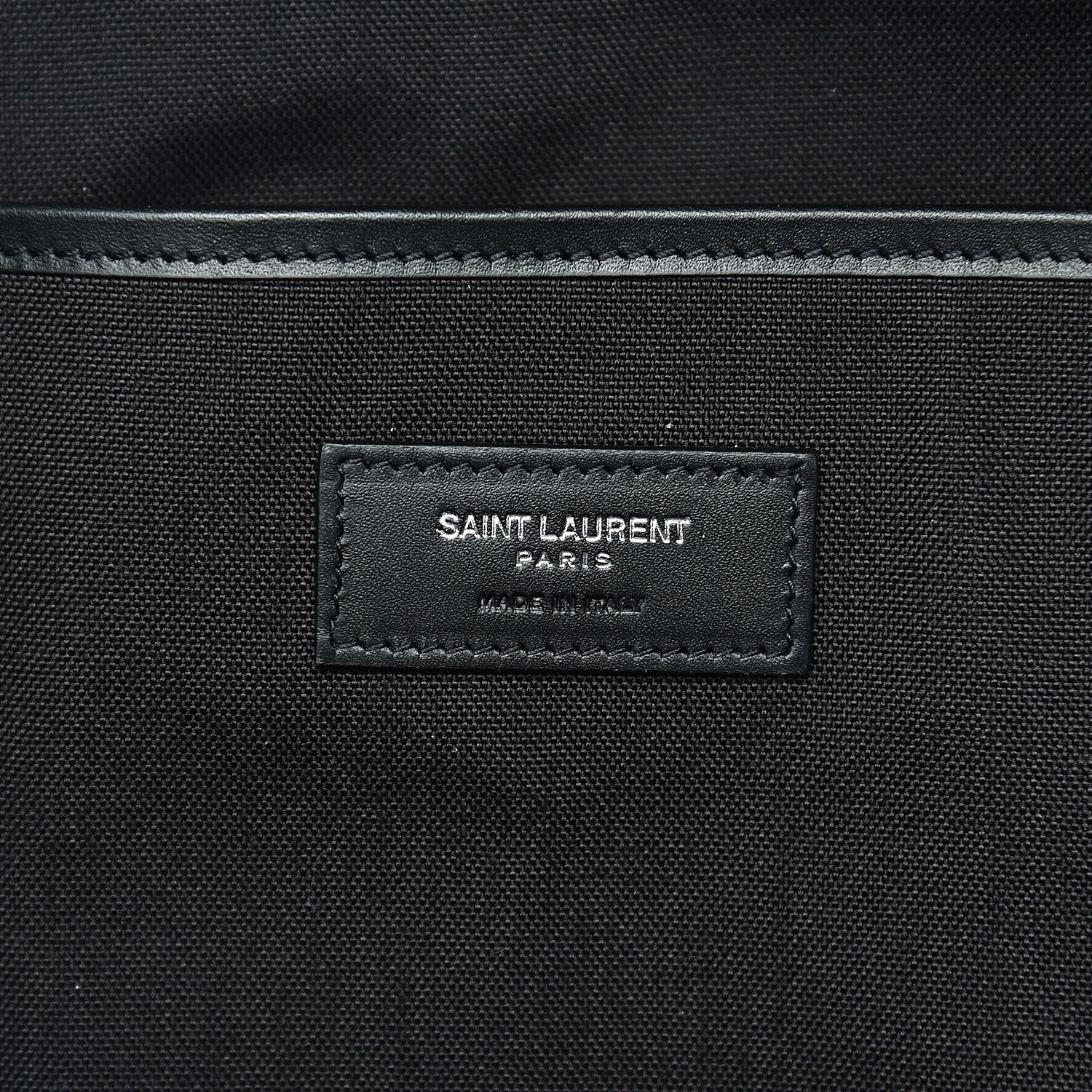 Saint Laurent Canvas Logo City Backpack Navy 6 of 12