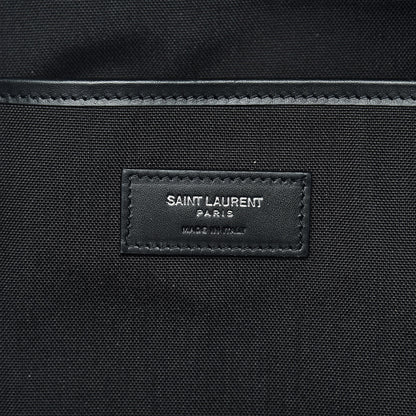 Saint Laurent Canvas Logo City Backpack Navy 6 of 12
