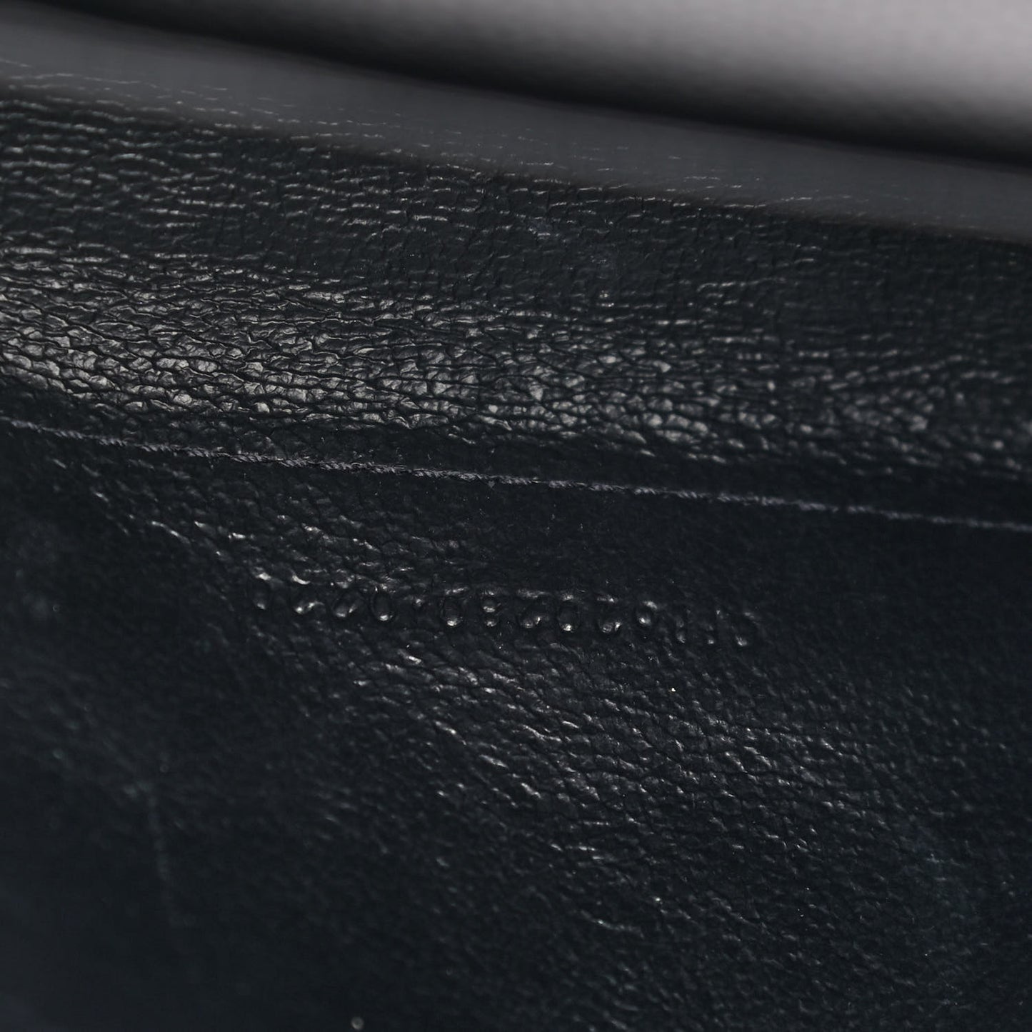 Grain De Poudre Mixed Matelasse Triquilt Monogram Chain Wallet Black