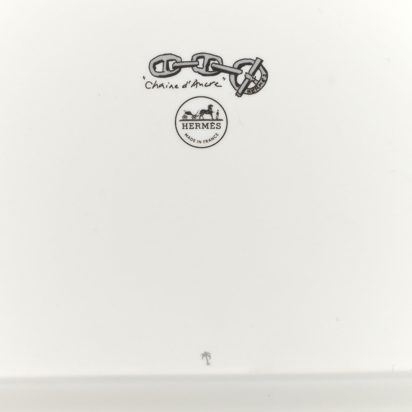 Porcelain Chaine d' Ancre Plate