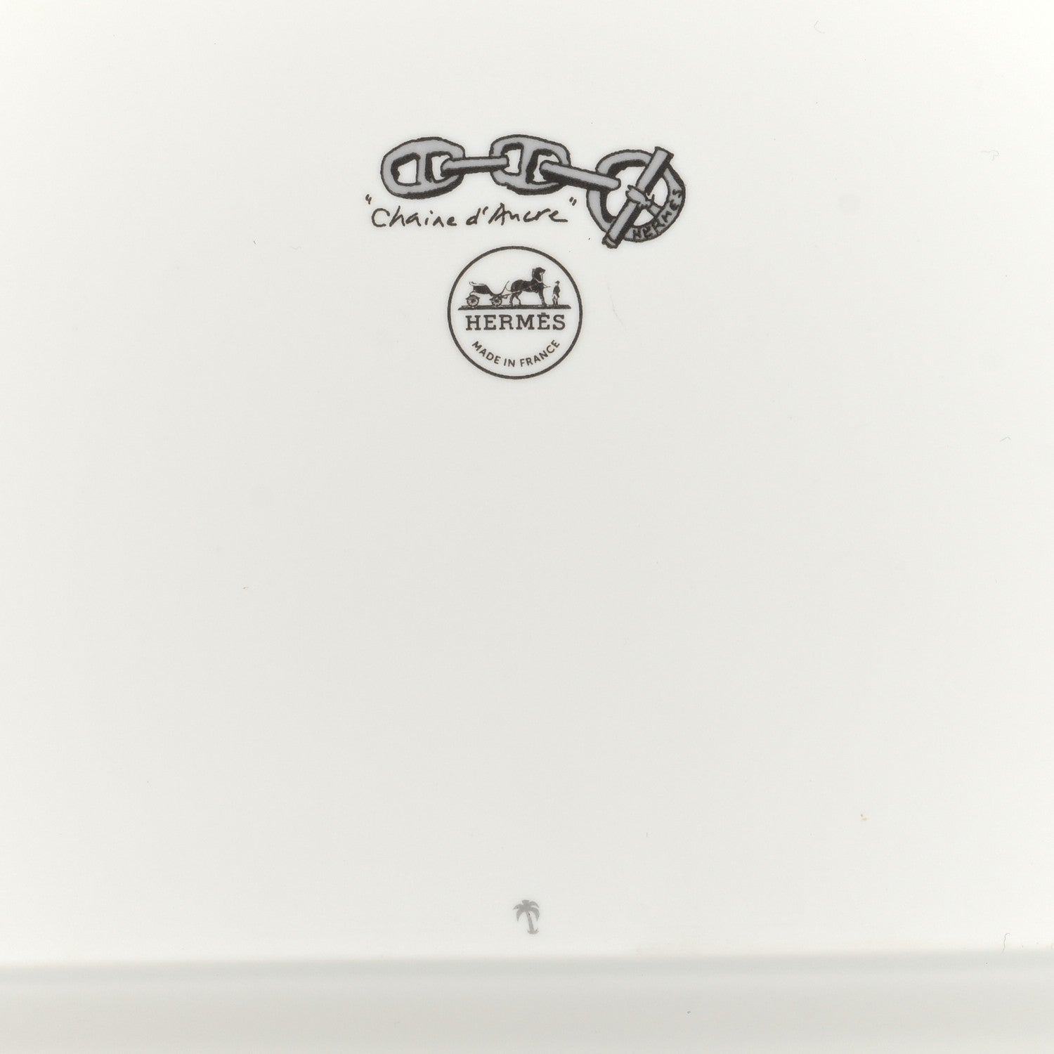 Hermes Porcelain Chaine d' Ancre Plate 6 of 8