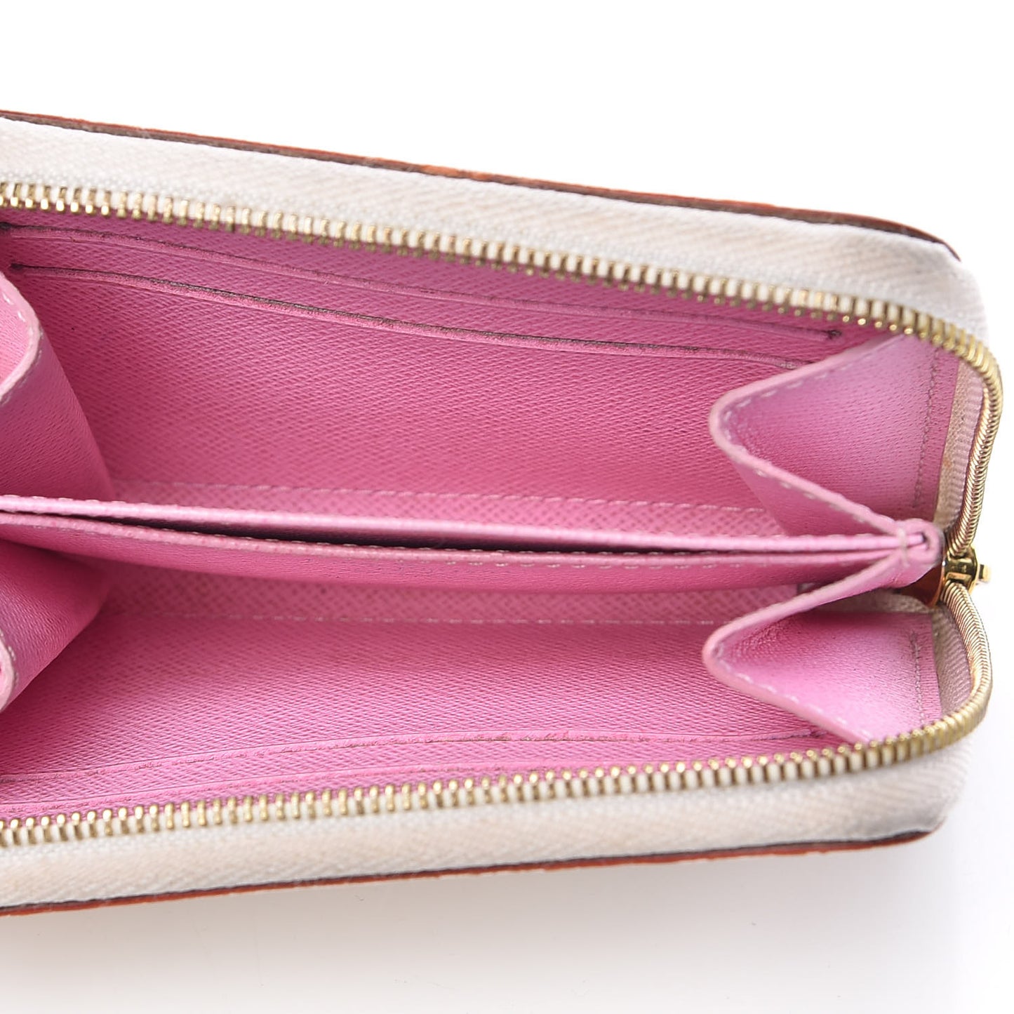 Monogram Multicolor Zippy Coin Purse Wallet White Litchi