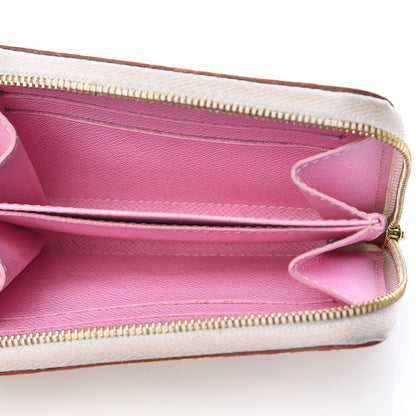 Louis Vuitton Monogram Multicolor Zippy Coin Purse Wallet White Litchi 5 of 12