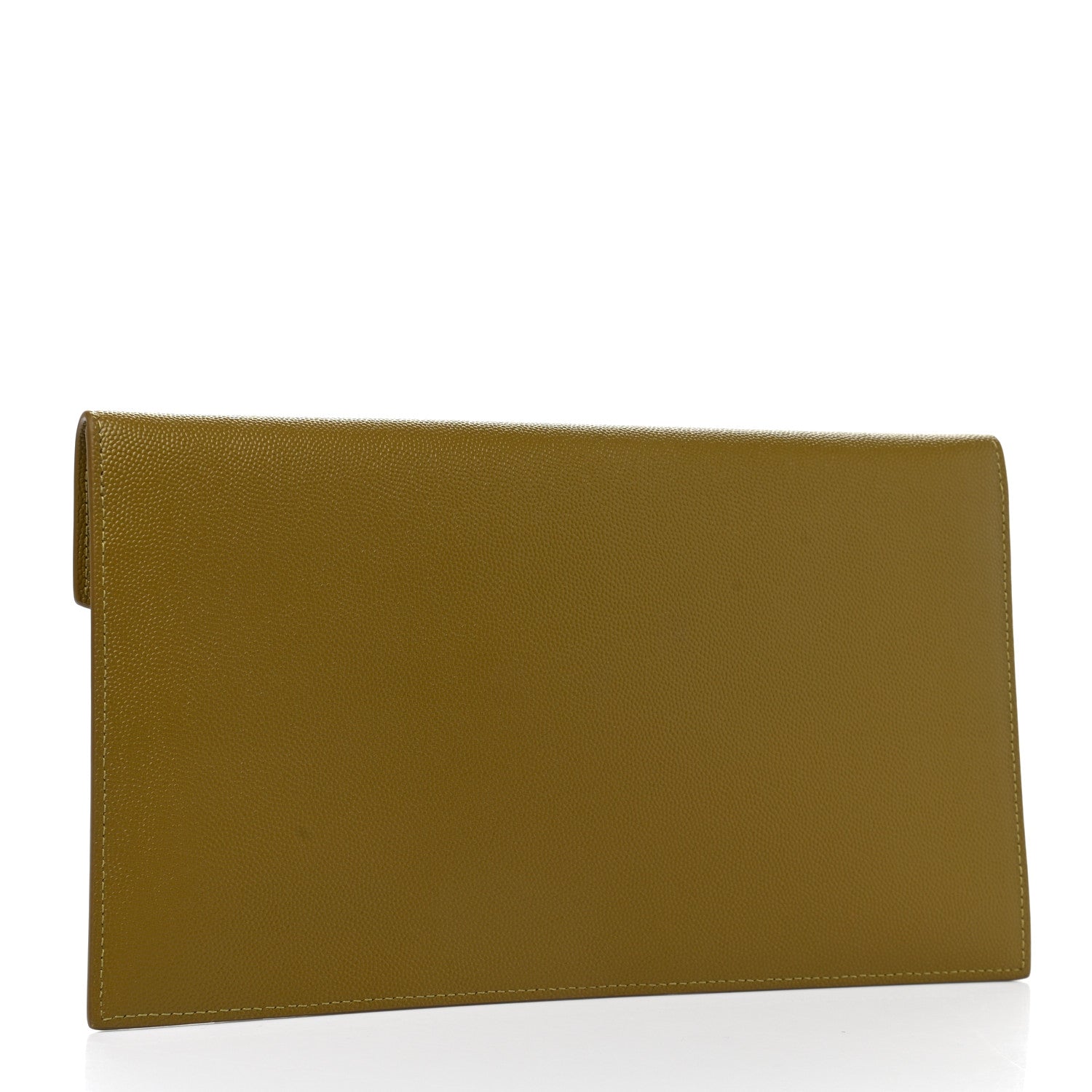 Saint Laurent Grain De Poudre Uptown Pouch Olive 3 of 6